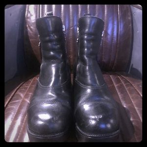 Harley Davidson black leather boots
